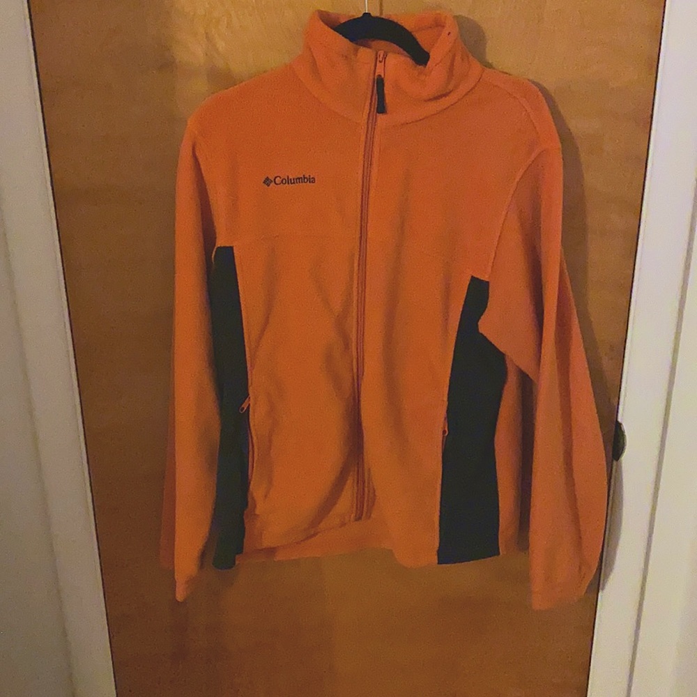 Orange and Black Columbia Fleece